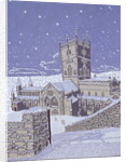 St. David's Cathedral in the Snow, 1996 by Huw S. Parsons