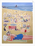 Bathers, Broadhaven Beach, Dyfed, 1995 by Huw S. Parsons
