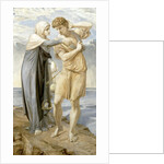 Man harkens to the Appeal of Conscience, 1910 by Frederic James Shields