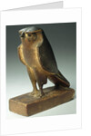 Falcon, Late Period to Ptolemaic Period, 664-30 BC by Egyptian Egyptian