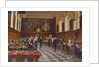 View of the Great Hall, the Royal Hospital Chelsea, 1990 by Julian Barrow