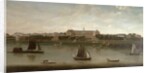 View of the Royal Hospital and the Rotunda from the south bank of The River Thames by English School