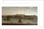 View of the Royal Hospital and the Rotunda from the south bank of The River Thames by English School