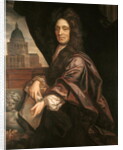 Sir Christopher Wren copied by Edmund Dyer by Godfrey Kneller