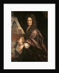 Sir Christopher Wren copied by Edmund Dyer by Godfrey Kneller