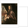 Sir Christopher Wren copied by Edmund Dyer by Godfrey (after) Kneller