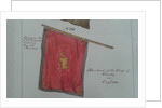 Drawing of the Standard of the King of Kandy, 1853 by Anonymous