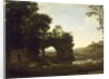 Landscape with a Rock Arch and River, c.1628-30 by Claude Lorrain (1600-82)