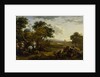 Landscape with a Hunting Party, c.1655-60 by Nicolaes Pietersz. Berchem