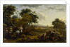 Landscape with a Hunting Party, c.1655-60 by Nicolaes Pietersz. Berchem
