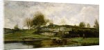 Sluice in the Optevoz Valley, 1854 by Charles Francois Daubigny