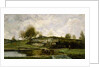 Sluice in the Optevoz Valley, 1854 by Charles Francois Daubigny