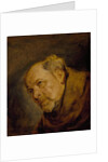 Head of a Monk by Anthony van Dyck