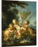 Putti as Fisherman, c.1744 by Francois Boucher