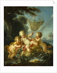 Putti as Fisherman, c.1744 by Francois Boucher