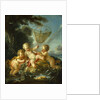 Putti as Fisherman, c.1744 by Francois Boucher