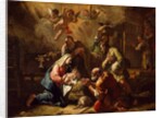 The Adoration of the Shepherds, mid-18th century by Francesco Fontebasso