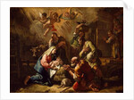 The Adoration of the Shepherds, mid-18th century by Francesco Fontebasso