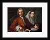 Dr. Salvatore Bernard with His Wife and Son, 1759 by Antoine Favray