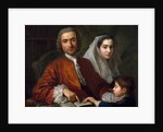 Dr. Salvatore Bernard with His Wife and Son, 1759 by Antoine Favray