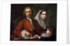 Dr. Salvatore Bernard with His Wife and Son, 1759 by Antoine Favray