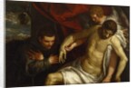 The Dead Christ Supported by an Angel and Adored by a Franciscan, c.1586-87 by (1528-88) Veronese
