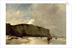 View Along the Norman Coast, 1852 by Louis Eugene Gabriel Isabey
