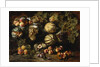 Still Life with Melons, Peaches, Figs, and Grapes, c. 1640-1650 by Michele Pace del Campidoglio