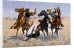 Aiding a Comrade, c.1890 by Frederic Remington