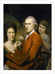 Self Portrait with Angelica Peale and Portrait of Rachel, c.1782-88 by Charles Willson Peale