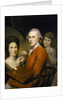 Self Portrait with Angelica Peale and Portrait of Rachel, c.1782-88 by Charles Willson Peale