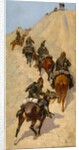 Scouts Climbing a Mountain, 1891 by Frederic Remington