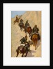 Scouts Climbing a Mountain, 1891 by Frederic Remington