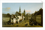 The Marketplace at Pirna, c.1764 by Bernardo Bellotto