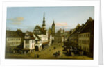The Marketplace at Pirna, c.1764 by Bernardo Bellotto