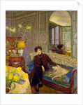 Portrait of Marcelle Aron, wife of Tristan Bernard 1914 by Edouard Vuillard