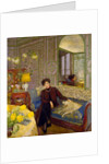 Portrait of Marcelle Aron, wife of Tristan Bernard 1914 by Edouard Vuillard