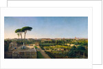 A View of Rome from the Aventine, 1873 by Julius O. Montalant