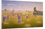The Harvesters, 1892 by Charles Angrand