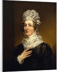 Portrait of Mrs John Trumbull, nee Sarah Hope Harvey 1820-23 by John Trumbull