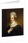 Portrait of Mrs John Trumbull, nee Sarah Hope Harvey 1820-23 by John Trumbull