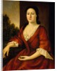 Portrait of Mrs John Greenleaf, nee Priscilla Brown c.1748 by John Greenwood