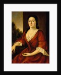 Portrait of Mrs John Greenleaf, nee Priscilla Brown c.1748 by John Greenwood