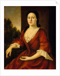 Portrait of Mrs John Greenleaf, nee Priscilla Brown c.1748 by John Greenwood