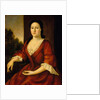 Portrait of Mrs John Greenleaf, nee Priscilla Brown c.1748 by John Greenwood