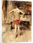 The Model, 1876 by John Singer Sargent