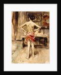 The Model, 1876 by John Singer Sargent