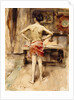 The Model, 1876 by John Singer Sargent