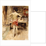 The Model, 1876 by John Singer Sargent