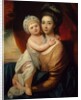 Lady Sondes with her Infant Son, c.1793-94 by Benjamin West